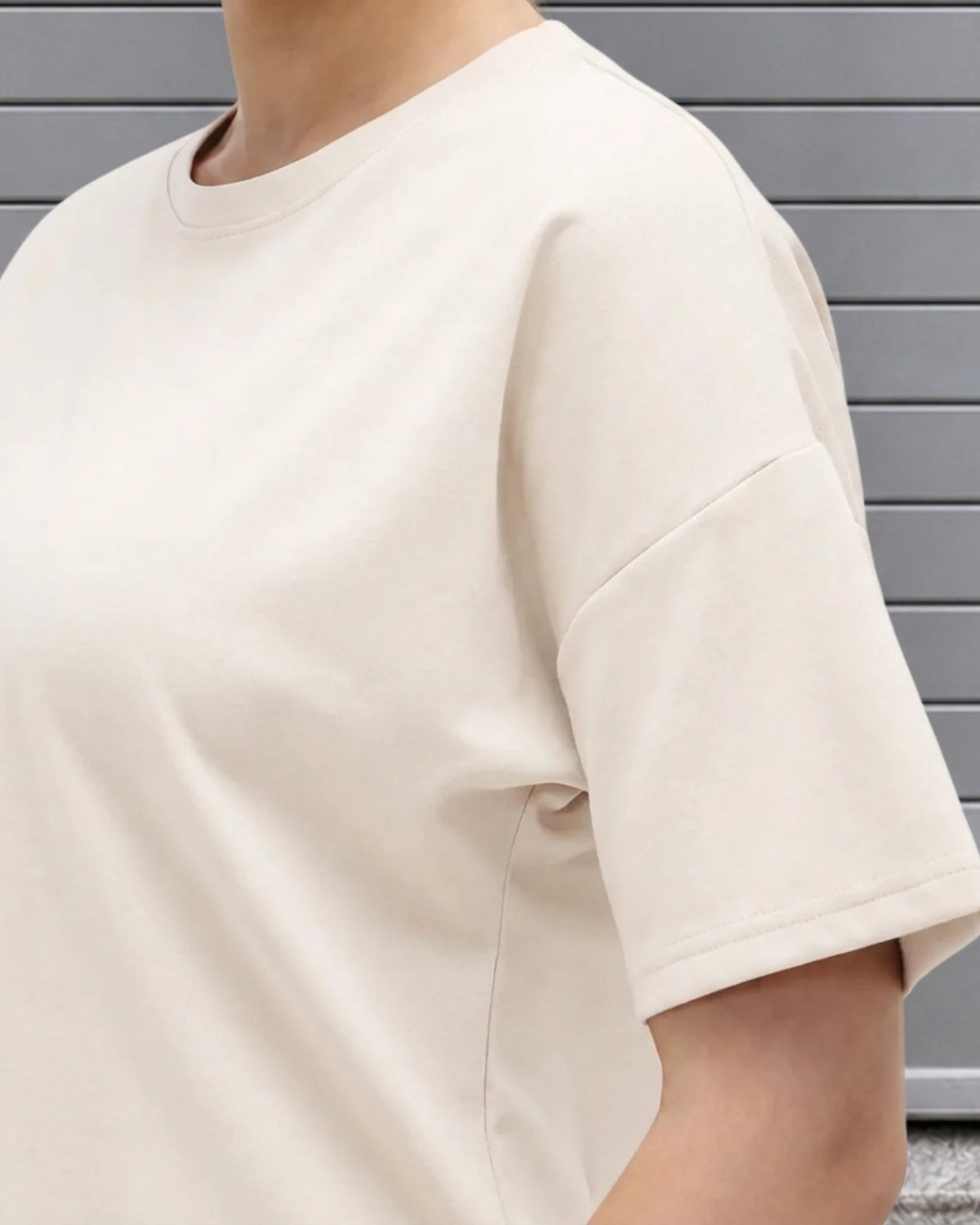 Shine Tee - Eggshell White