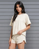 Shine Tee - Eggshell White