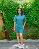 Shine Co-ord Set - Faded Green