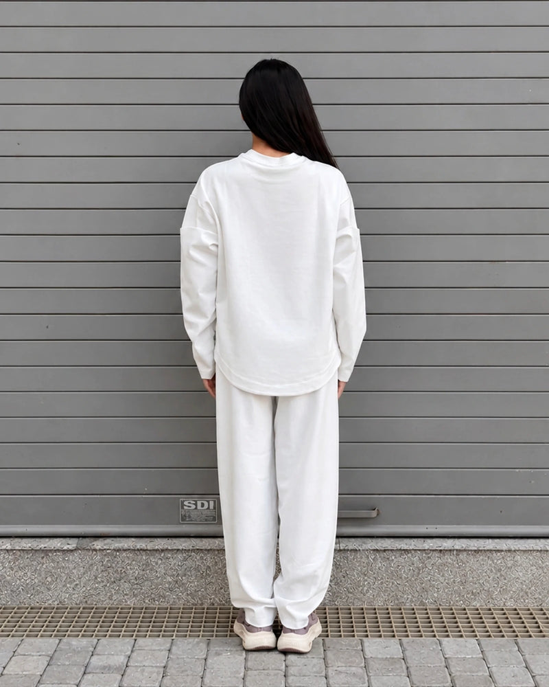 Chic Co-ord Set - Eggshell White
