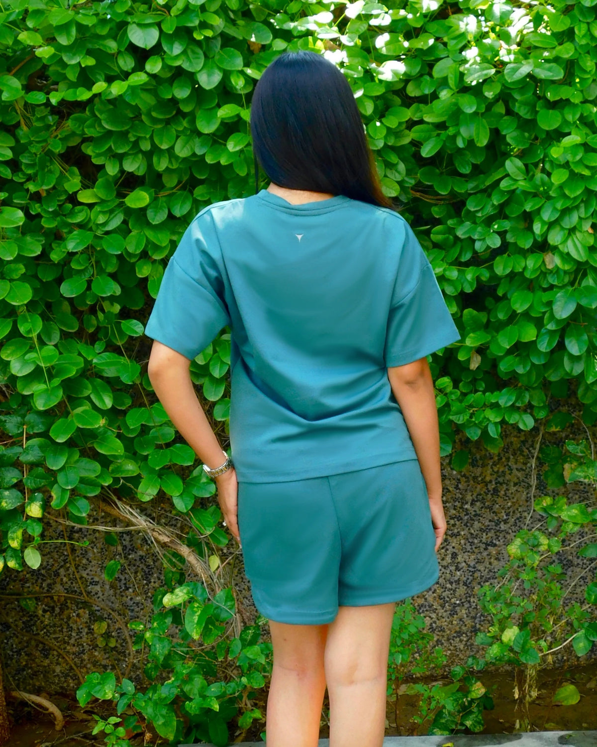 Shine Co-ord Set - Faded Green