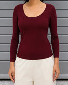 Easy Tee - Burgandy