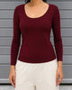Easy Tee - Burgandy