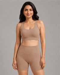 Pedal Shorts - Beige