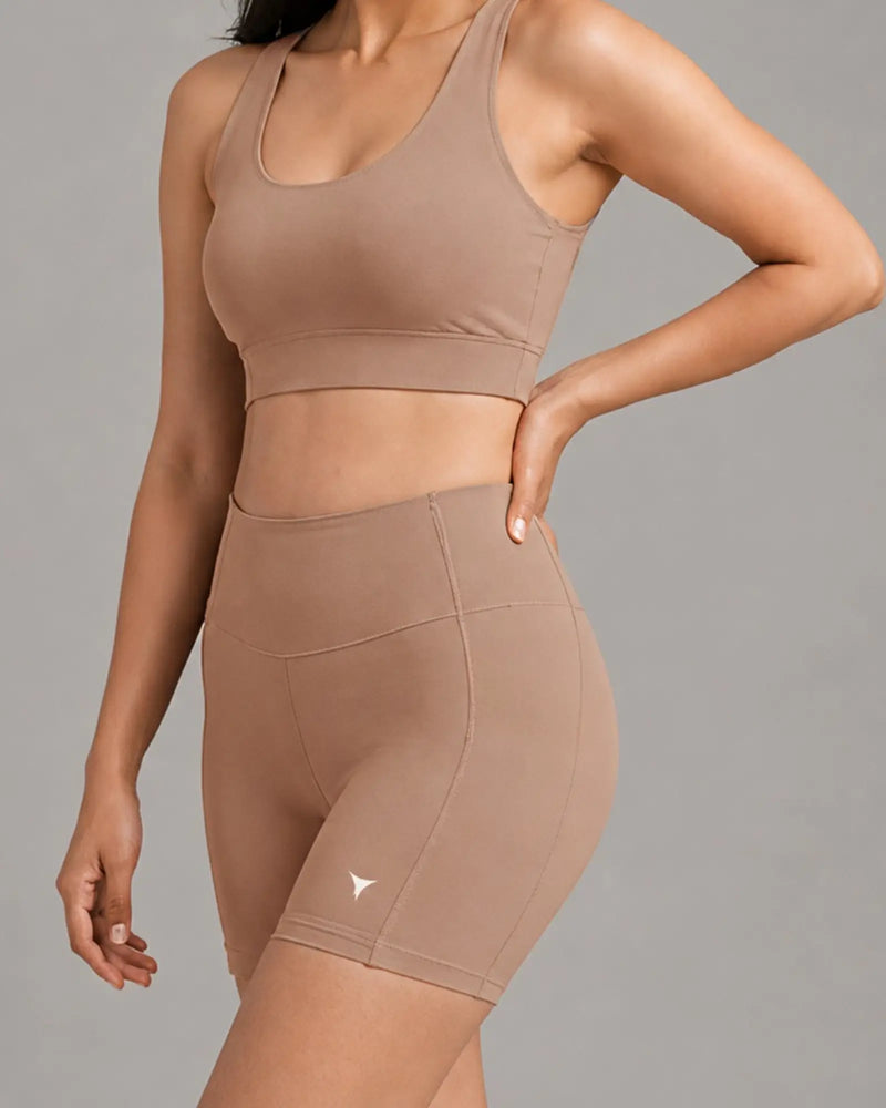 Pedal Shorts - Beige