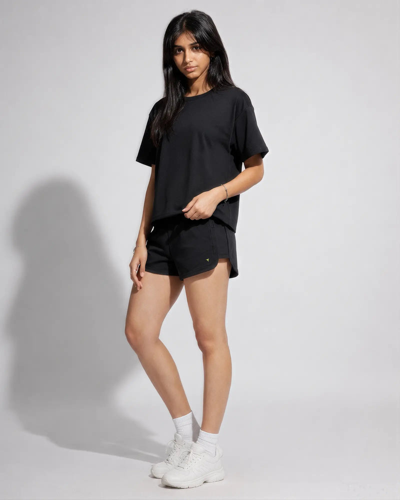 Shine Co-ord Set - Black