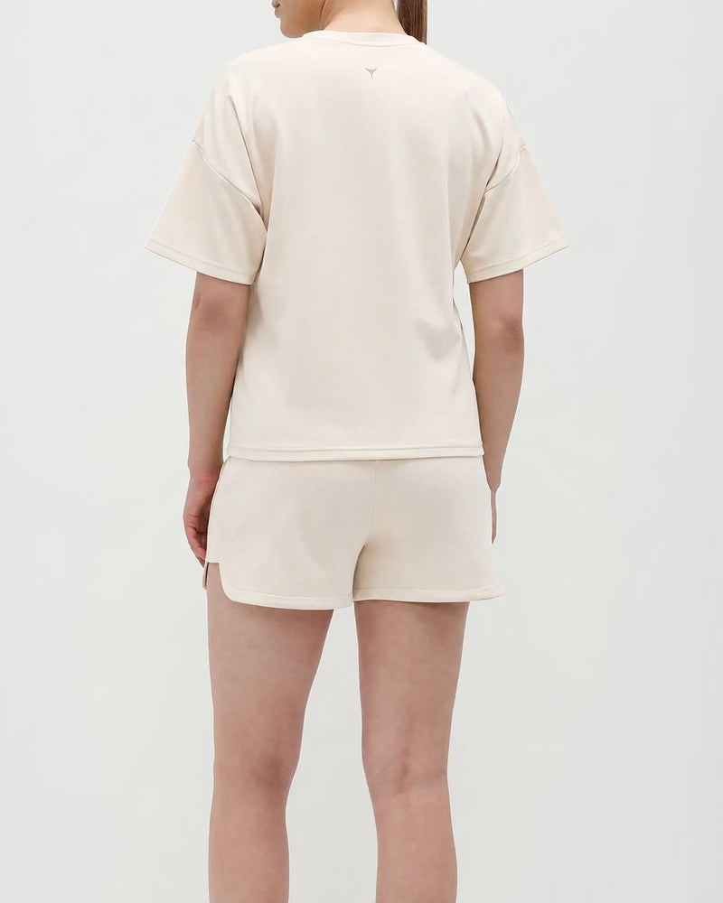 Shine Tee - Eggshell White