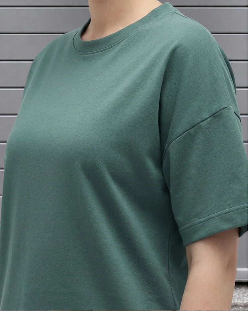 Shine Co-ord Set - Faded Green