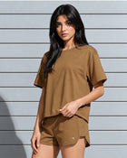 Shine Co-ord Set - Khaki