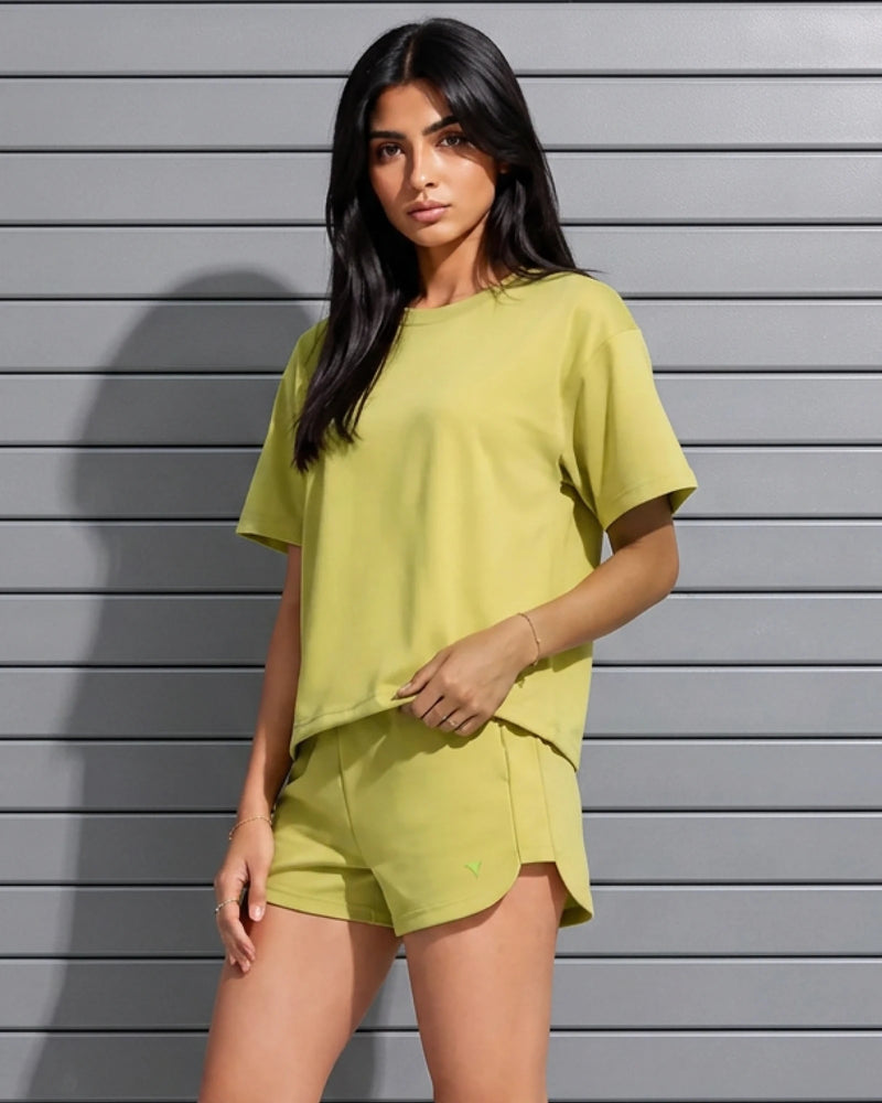 Shine Co-ord Set - Lime