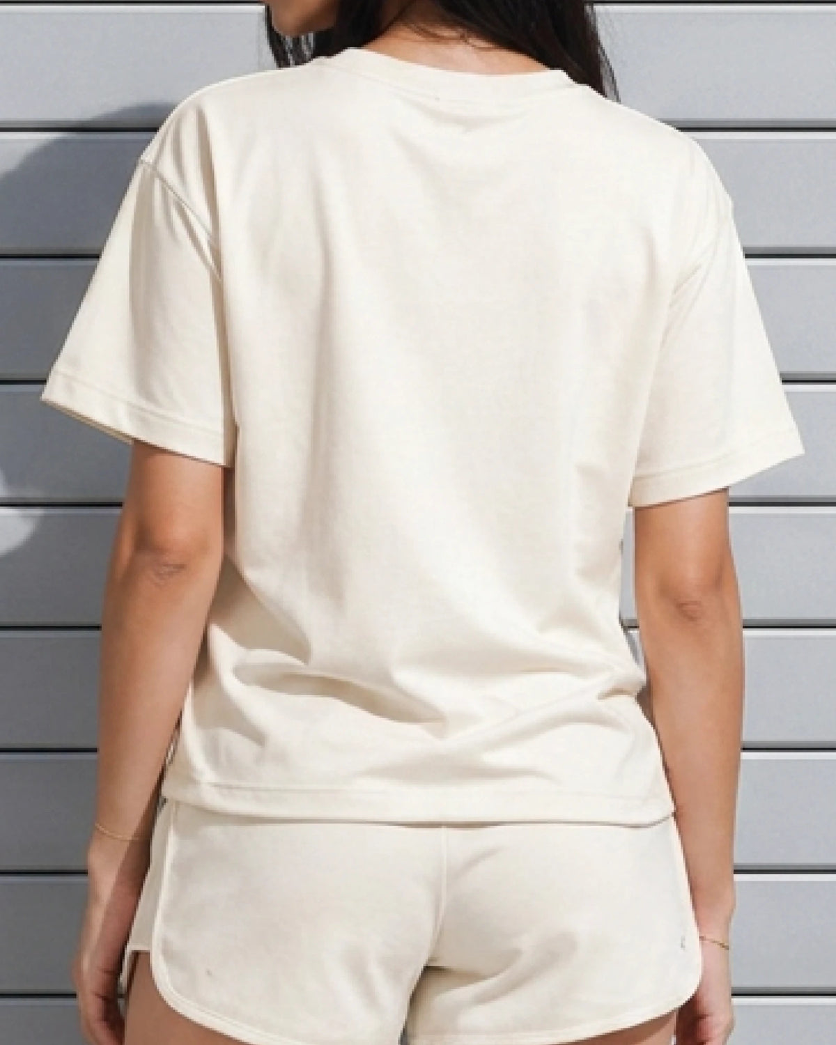 Shine Tee - Eggshell White
