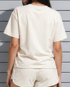 Shine Tee - Eggshell White