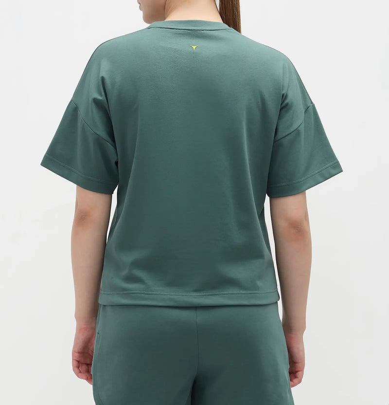 Shine Tee - Faded Green