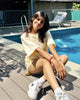 Shine Co-ord Set - Eggshell White