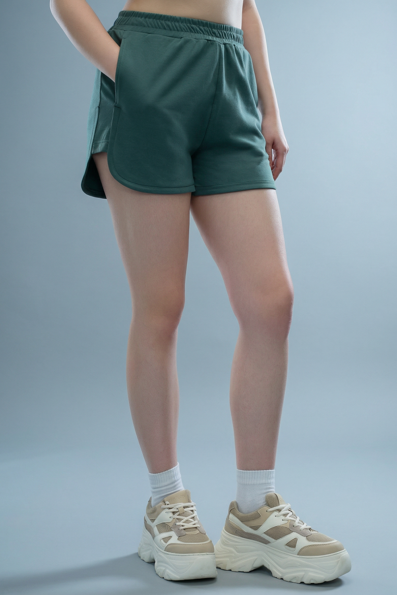 Shine Shorts - Faded Green